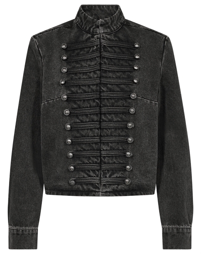 Co' Couture - JaceCC Denim Officer Jakke - Black